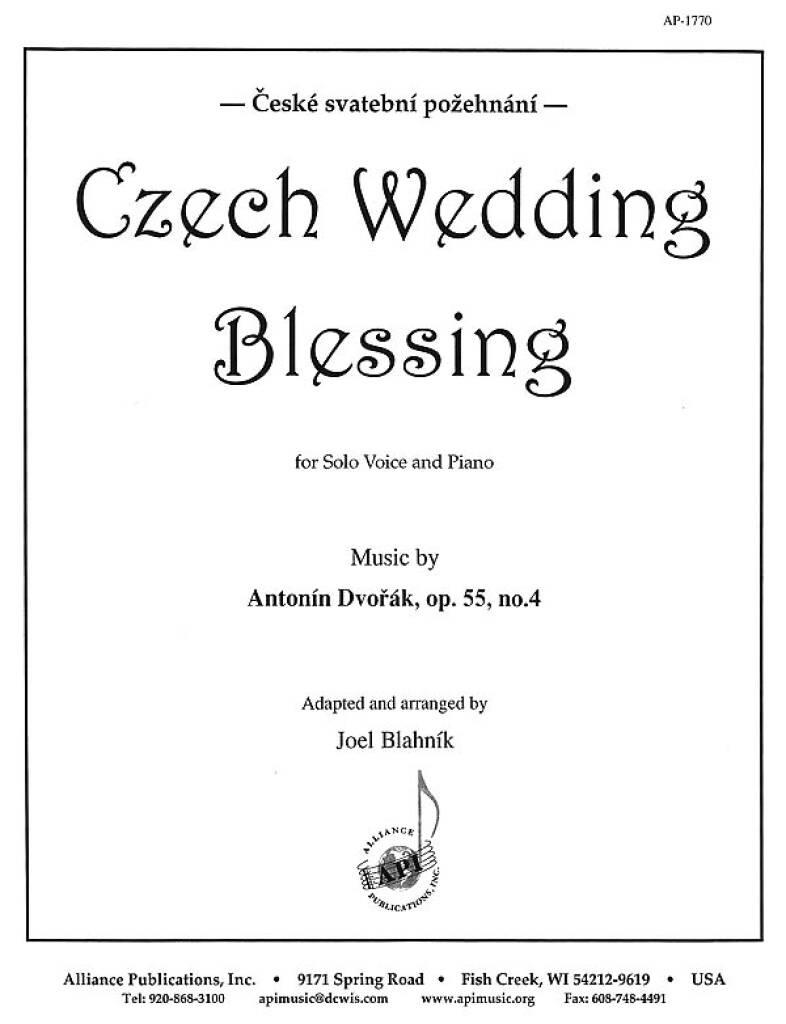 Czech Wedding Blessing - Solo/pno